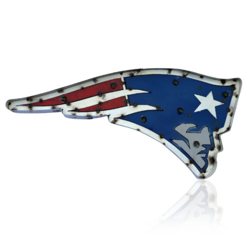 New England Patriots Recycled Logo Sign 1