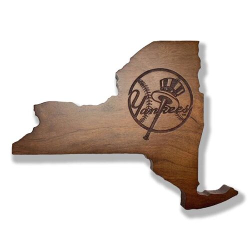 New York Yankee Wood Magnetic Key Holder 1