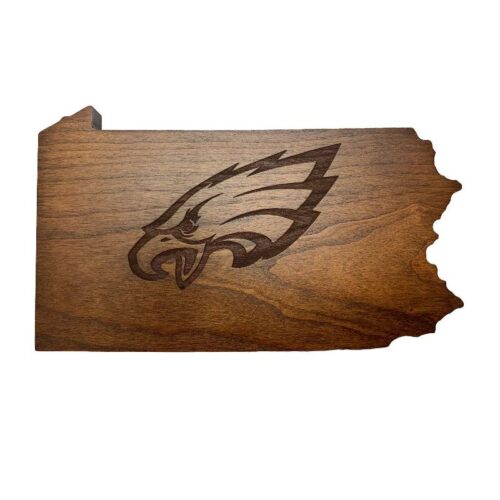 Philadelphia Eagles Wood Magnetic Key Holder 1