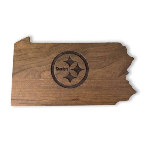 Pittsburgh Steelers Wood Magnetic Key Holder 1