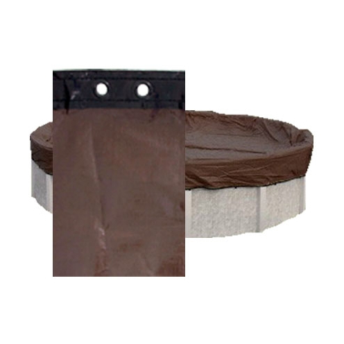 PoolTux BB1220 Brown and Back 12 x 20 Oval Winter Cover 2