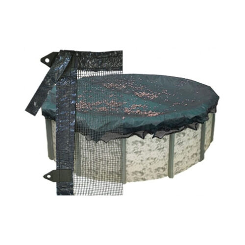 PoolTux LN31A 27/28' Round Above Ground Leaf Guard 1