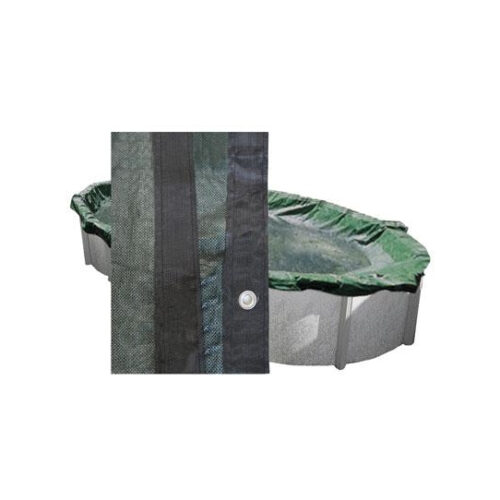 PoolTux MWC18 18' Round Above Ground Mesh Winter Cover 1