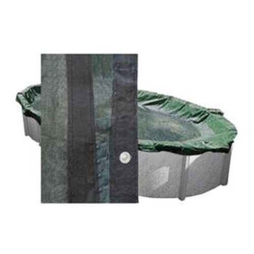 PoolTux MWC1834 18' x 34' Oval Above Ground Mesh Winter Cover 1