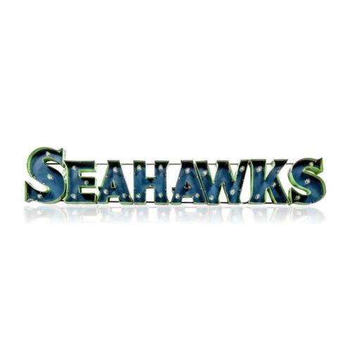 Seattle Seahawks Recycled Logo Sign 1
