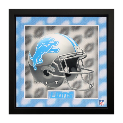 Imperial Black Detroit Lions 5D 16'' x 16'' Wall Art