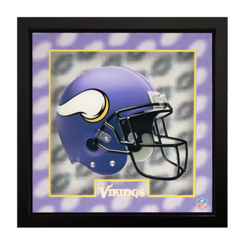 Imperial Minnesota Vikings 5D 12 x 12 Framed Wall Art