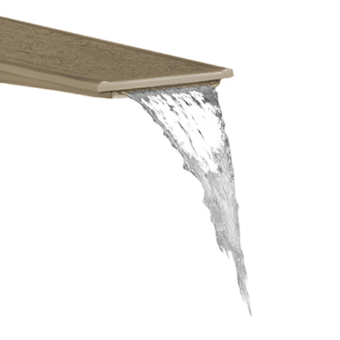 T7 Diving Board Waterfall Assembly