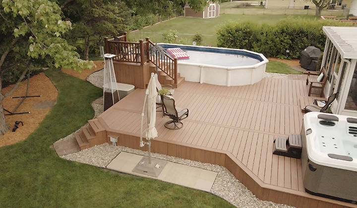 Ashford Above Ground Pool Kit Lifestyle 1