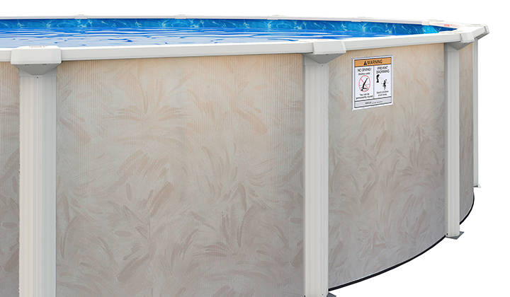 Ashford Above Ground Pool Kit Wall Closeup