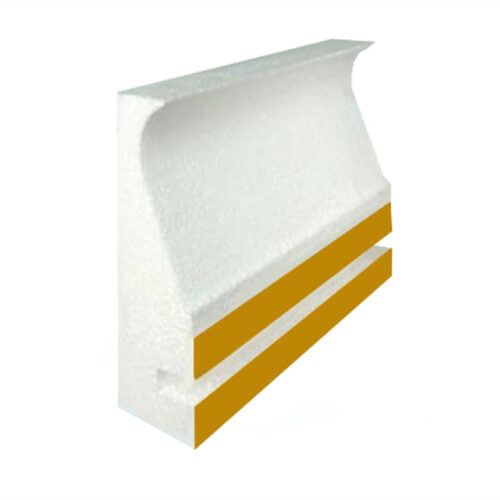 Stegmeier 1CF112 8' Regular Form with Tie Wire and White Tile Strip