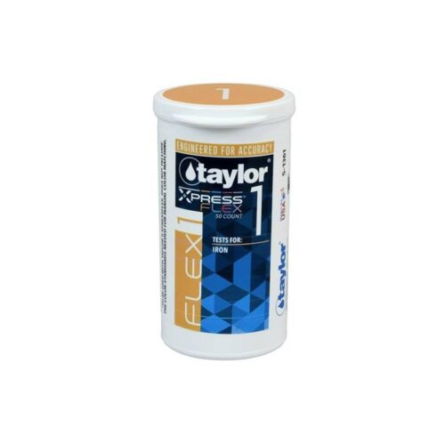 Taylor Technologies S-1361 Flex 1 Test Strips 50 Count Bottle
