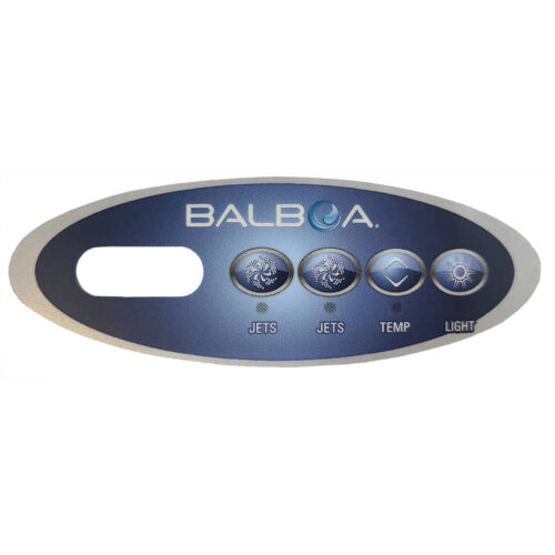 Balboa 11127b VL200 4 Button Topside Control Panel Overlay