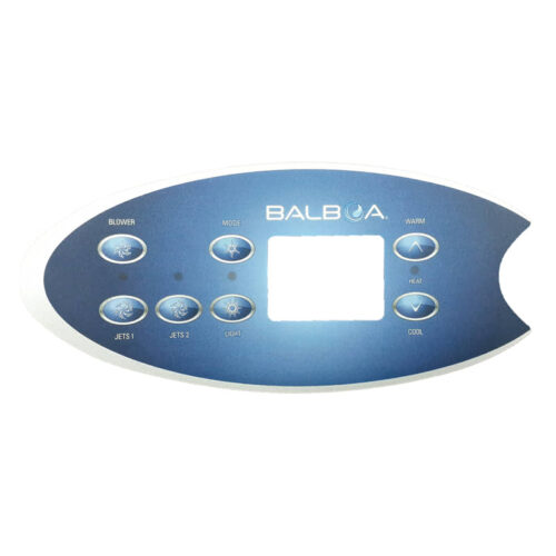 Balboa 11790 VL702S 7 Button Topside Control Panel Overlay