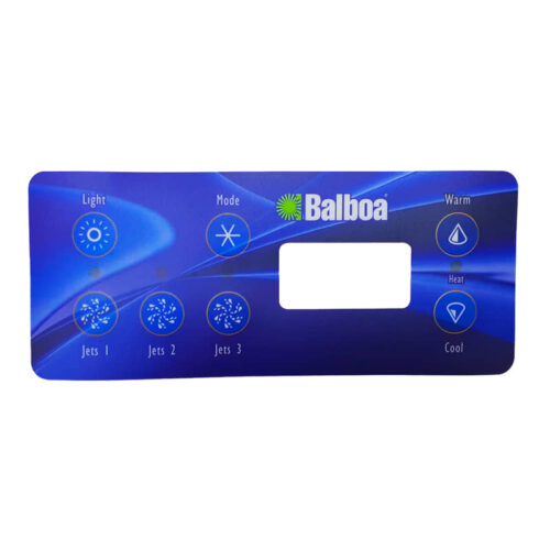 Balboa 12101 TP600 Topside Control Panel Overlay