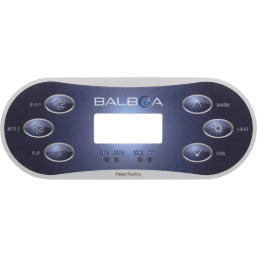 Balboa 12198 TP600 Topside Control Panel Overlay