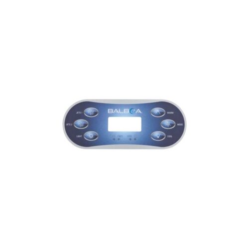 Balboa 12356 VL600 6 Button Control Panel Overlay