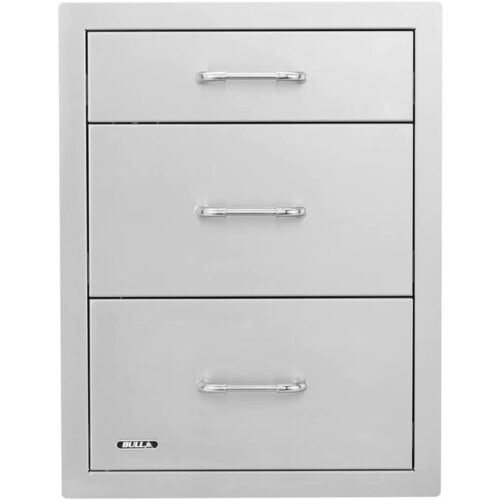 Bull Stainless Steel Triple Access Drawers 1