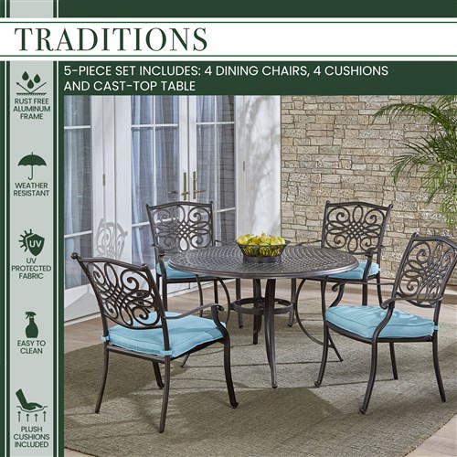 Traditions 5 Piece Dining Set - Image 35