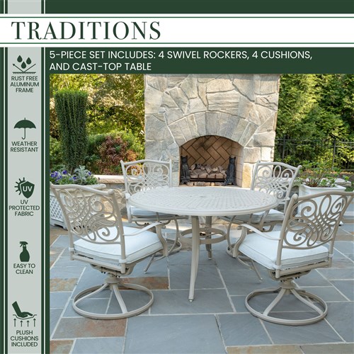 Traditions 5 Piece Dining Set - Image 37
