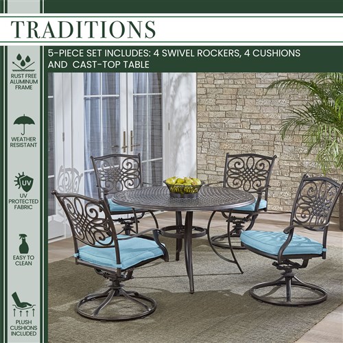 Traditions 5 Piece Dining Set - Image 39