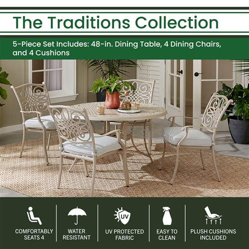 Traditions 5 Piece Dining Set - Image 40