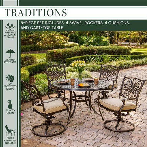 Traditions 5 Piece Dining Set - Image 42