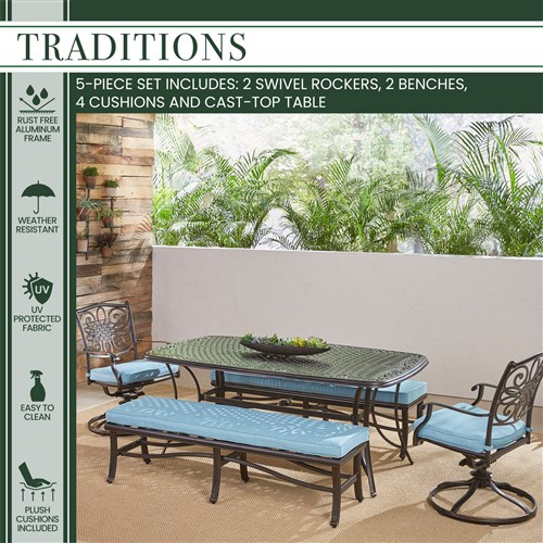 Traditions 5 Piece Dining Set - Image 33