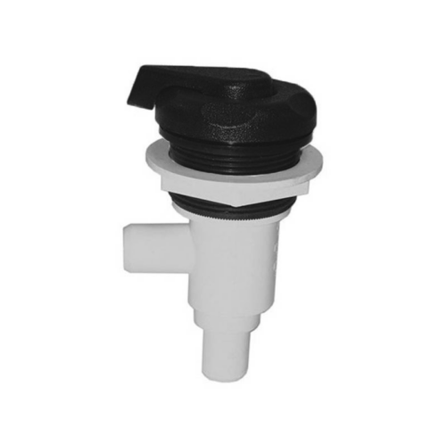 Waterway 600-4711 .75" Black 5 Scallop Valve