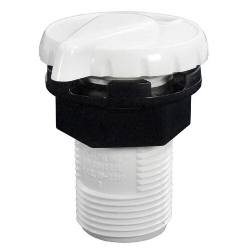 Balboa HA102530WHT Air Control 1_2_ Slimline Teardrop White Hydro Air Handle 1