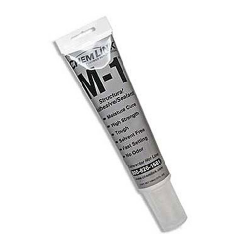 Chemlink F1277 M-1 White Structural Adhesive Sealant 5oz Squeeze Tube