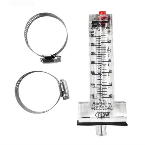 Blue-White F30100P F300 Horizon 1" Pipe Size 5 to 35 GPM Sched 40/4 to 26 GPM Sched 80 Flowmeter