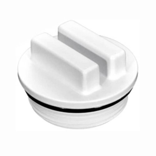 CMP APC1022C 1.5" White Raised Winter Plug MPT with O-Ring