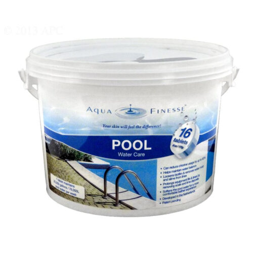 Clearon AQF956330 6oz Aqua Finesse Pool Tabs Treats 20K Gallons 1