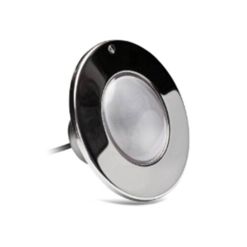 J&J Electronics LPLF3W12050P Pure White 120V LED Pool Fixture with 50' Cord 2