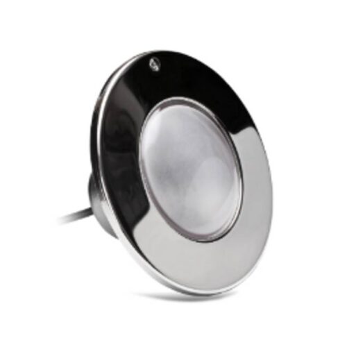 J&J Electronics LPLF3W12050PSQ Swimquip Pure White 120V LED Pool Fixture with 50' Cord 2