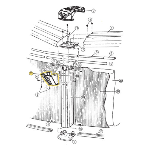 Century Above Ground Replacement Vertical Skirt