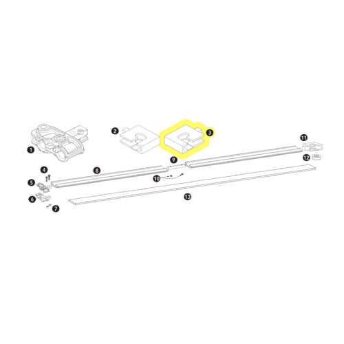 APC MC0206 Under Track Pulley Block