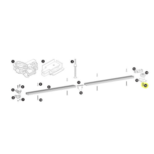 APC MC0569 Drilled Under Track Torque Limiter Pulley Guard