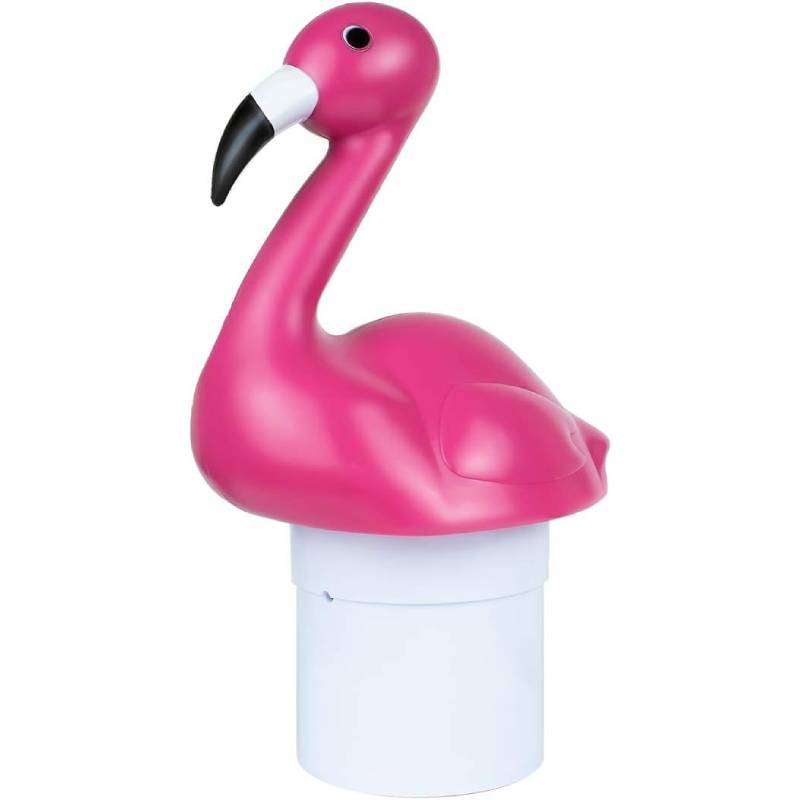 Poolmaster 32123 Pink Flamingo Chlorine Dispenser 1