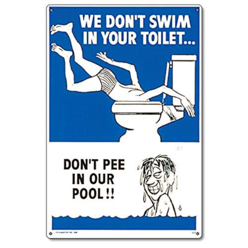 Poolmaster 41327 Toilet Sign