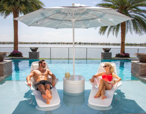 Tenjam Splash Ripple Wide Table