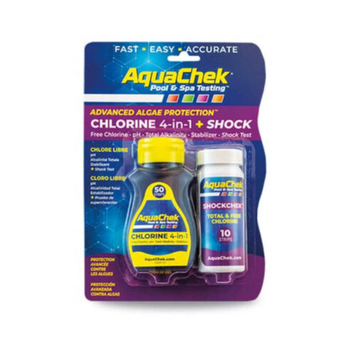 Hach 511249 Aquachek 50 Per Bottle Chlorine 4-In-1 Test Strip Kit