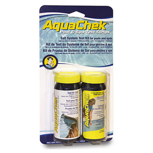 Hach 542228A Aquachek 10 Chlorine Strips And 25 Salt Strips Salt System Test Kit