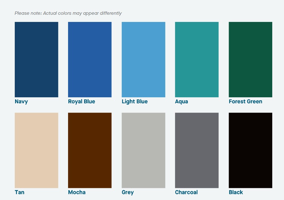 Coverstar Auto Cover Colors