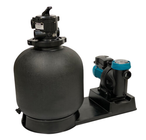 19" AquaView Sand Filter with Silen I 1.5HP Pump