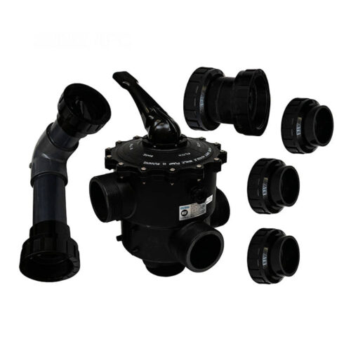 Waterco WMC2290820 Multiport Valve 3IN Side With Plumbing Kit