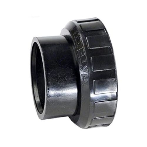 Waterco 634024BLK 2IN Hydrostorm Half Barrel Union With O-Ring 1