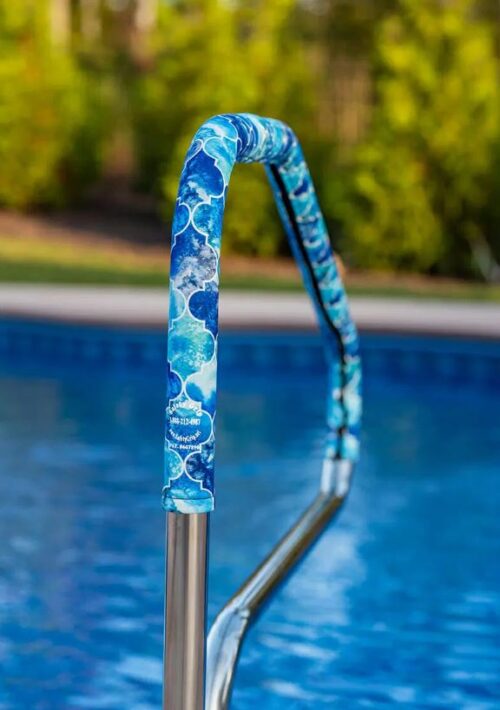 Safety Grip Blue Lagoon Hand Rail Cover
