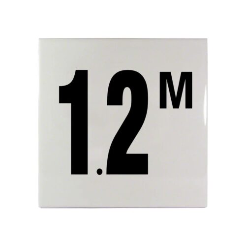 Inlays C612712 6 In. Smooth Ceramic 1.2 M Tile 1